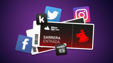 2016ko Bilbao BBK Live jaialdiko sarrera baten ilustrazioa