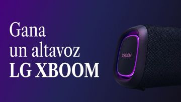 Banner del sorteo LG XBOOM