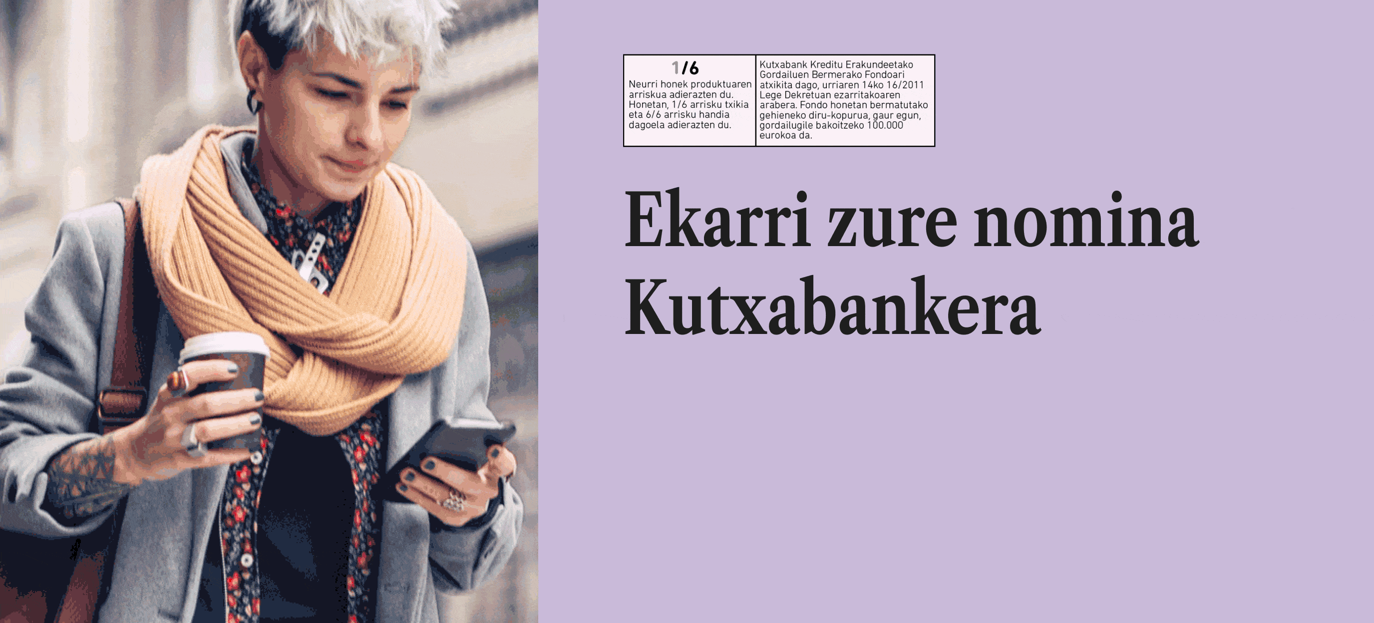 Eta gainera, zure nomina Kutxabankera ekartzen baduzu... Zure nomina Kutxabanken helbideratzeak abantaila asko ditu. Ikusi baldintzak eta aprobetxatu eskaintza hau!